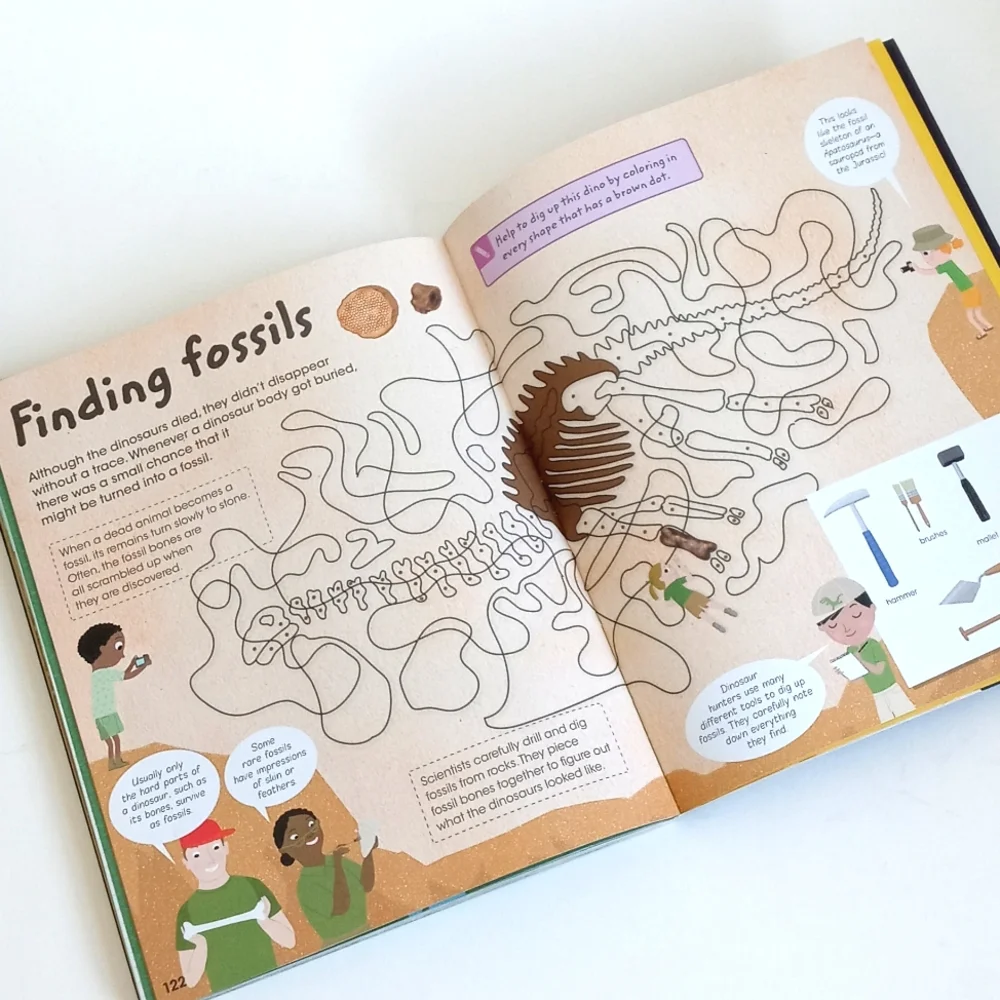 Travel Back Through Time To The Land Of Dinosaurs Discovery Kids Activity Book